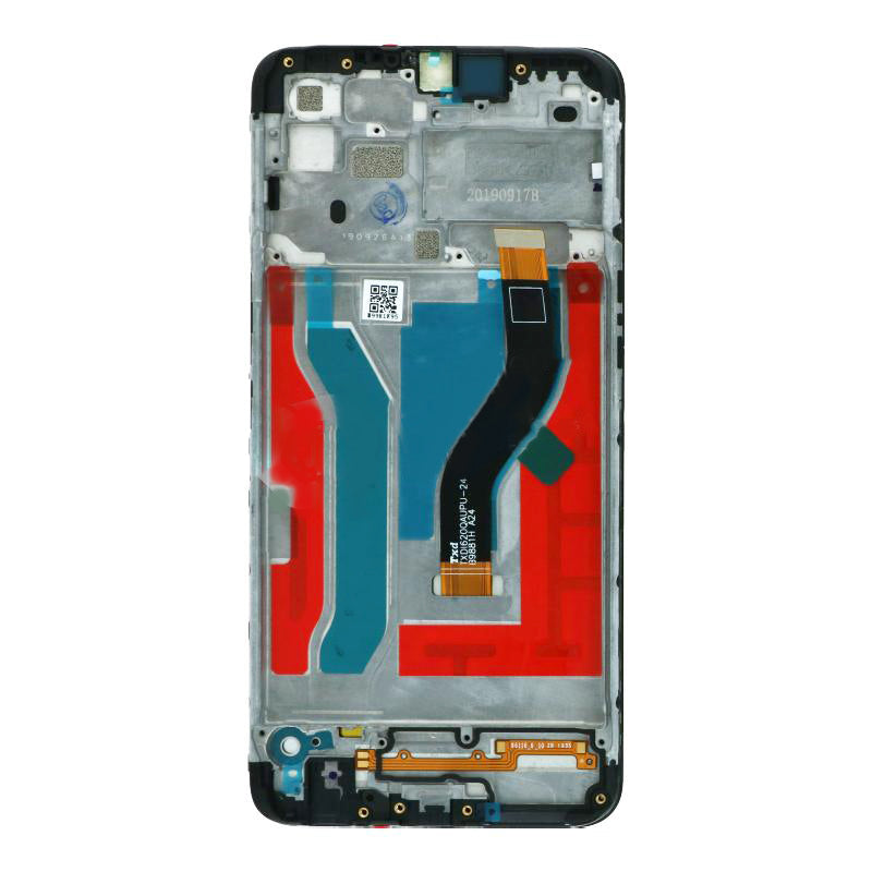 OEM Screen Replacement with Frame for Samsung Galaxy A10s Black