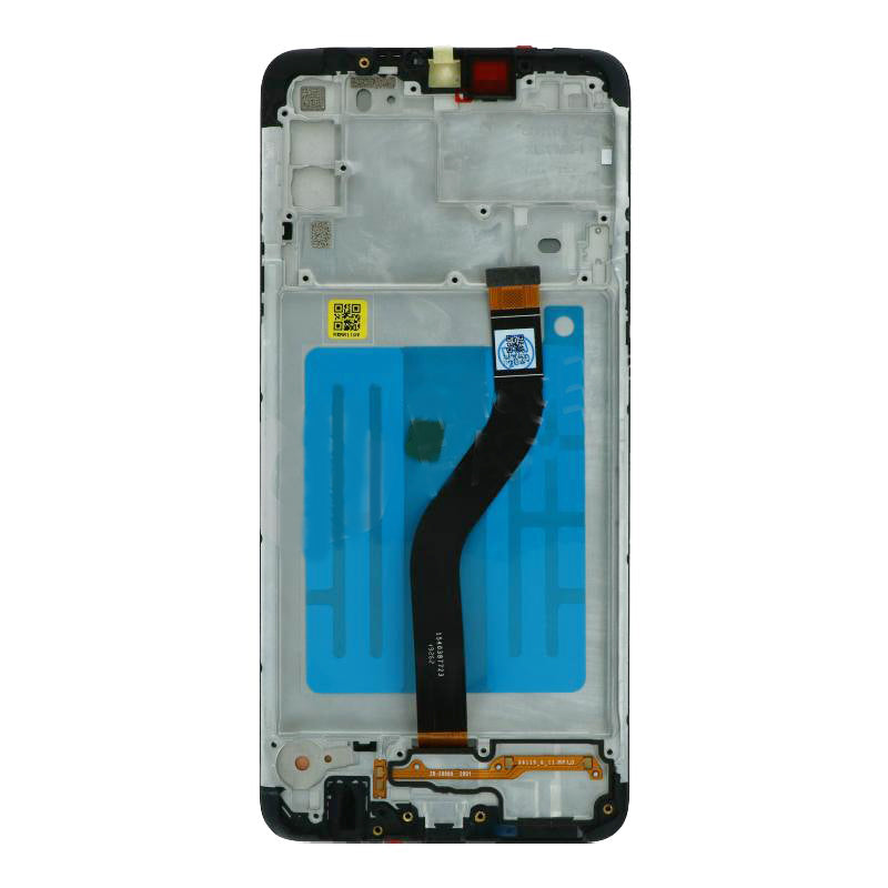 OEM Screen Replacement with Frame for Samsung Galaxy A20s Black