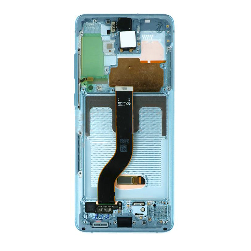 OEM Screen Replacement with Frame for Samsung Galaxy S20+ Blue