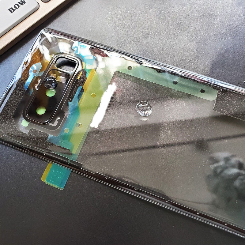 Custom Transparent Battery Cover with Camera Len for Samsung Galaxy Note 8