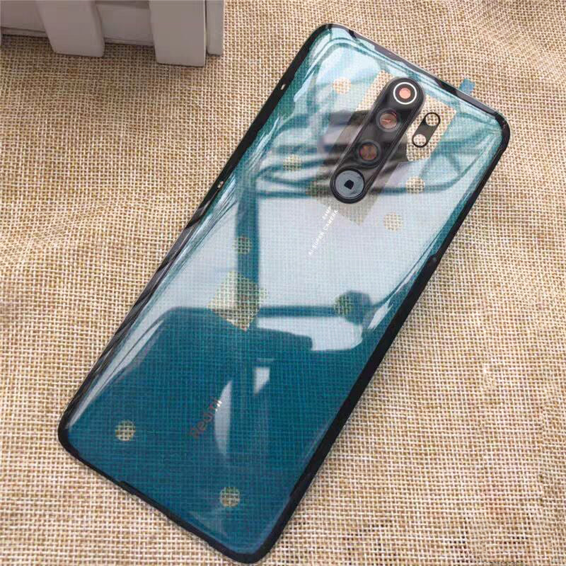 Transparent Battery Cover with Camera Cover for Xiaomi Redmi Note 8 Pro