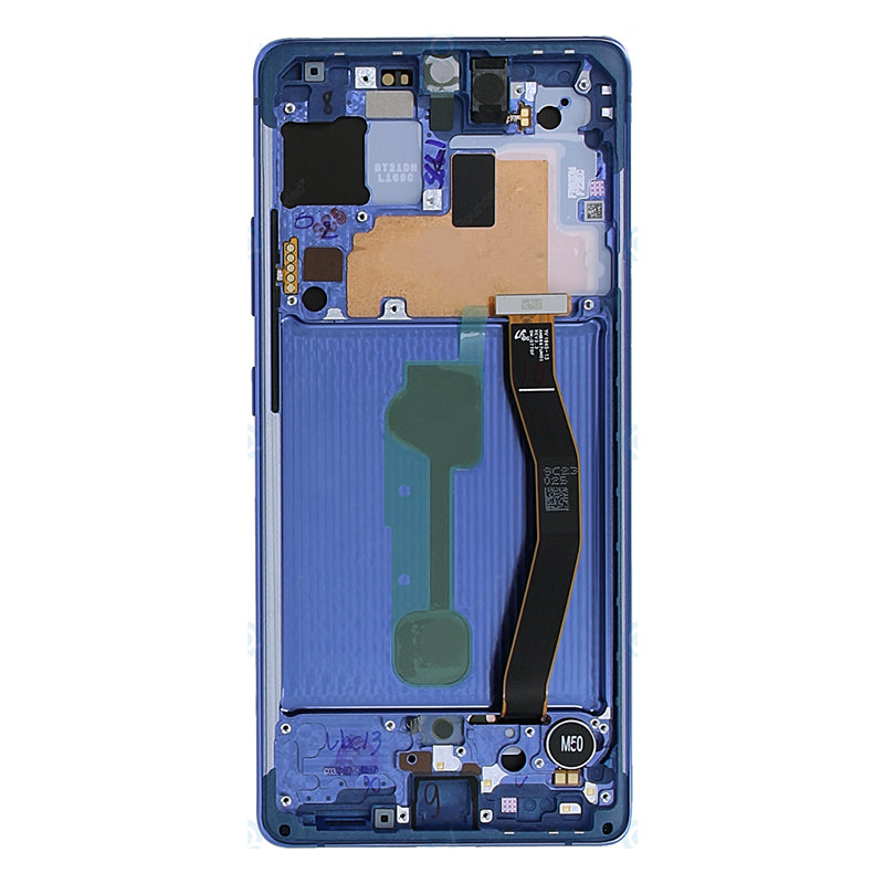 OEM Screen Replacement with Frame for Samsung Galaxy S10 Lite Blue