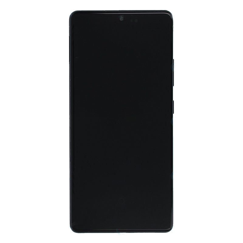 OEM Screen Replacement with Frame for Samsung Galaxy S10 Lite Black