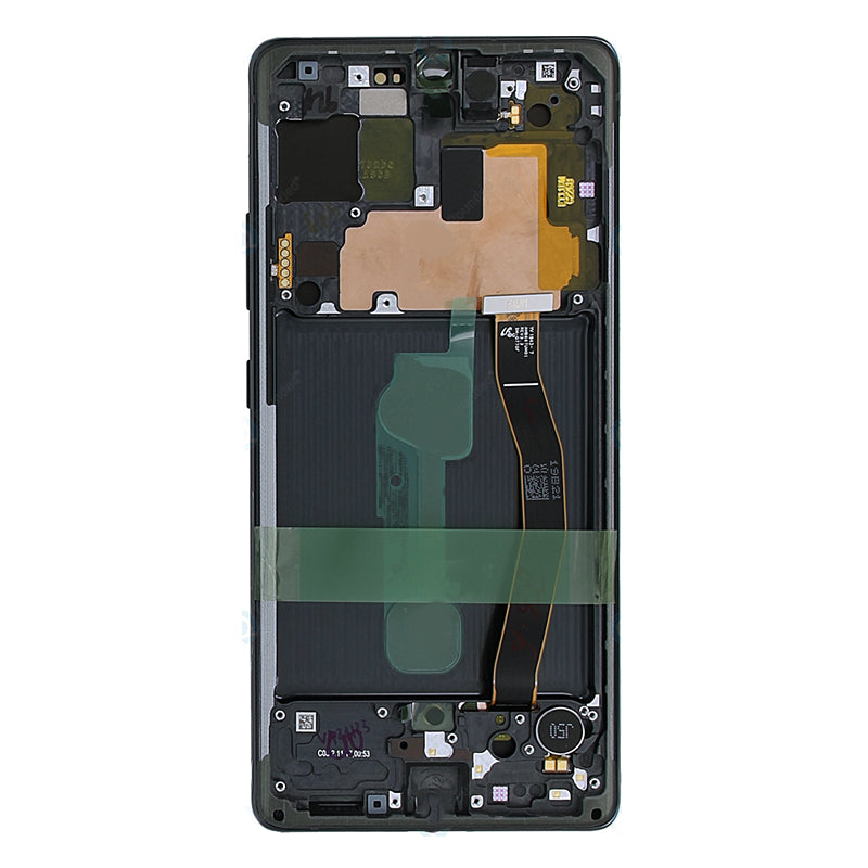 OEM Screen Replacement with Frame for Samsung Galaxy S10 Lite Black