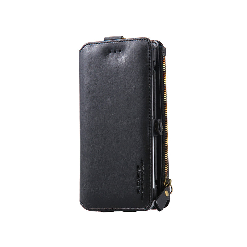 Floveme Classic Fashion Wallet Case for Samsung Galaxy Note 10 Black