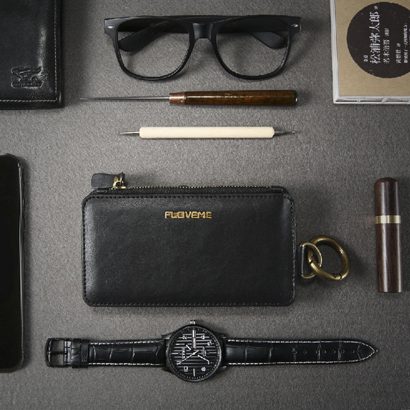 Floveme Classic Fashion Wallet Case for Samsung Galaxy S20 Black