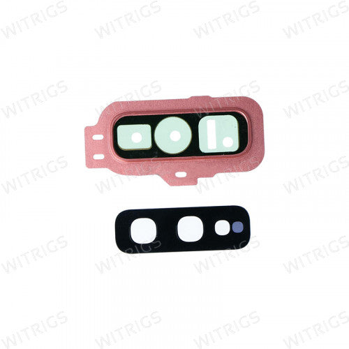 OEM Camera Cover with Glass for Samsung Galaxy S10e Pink