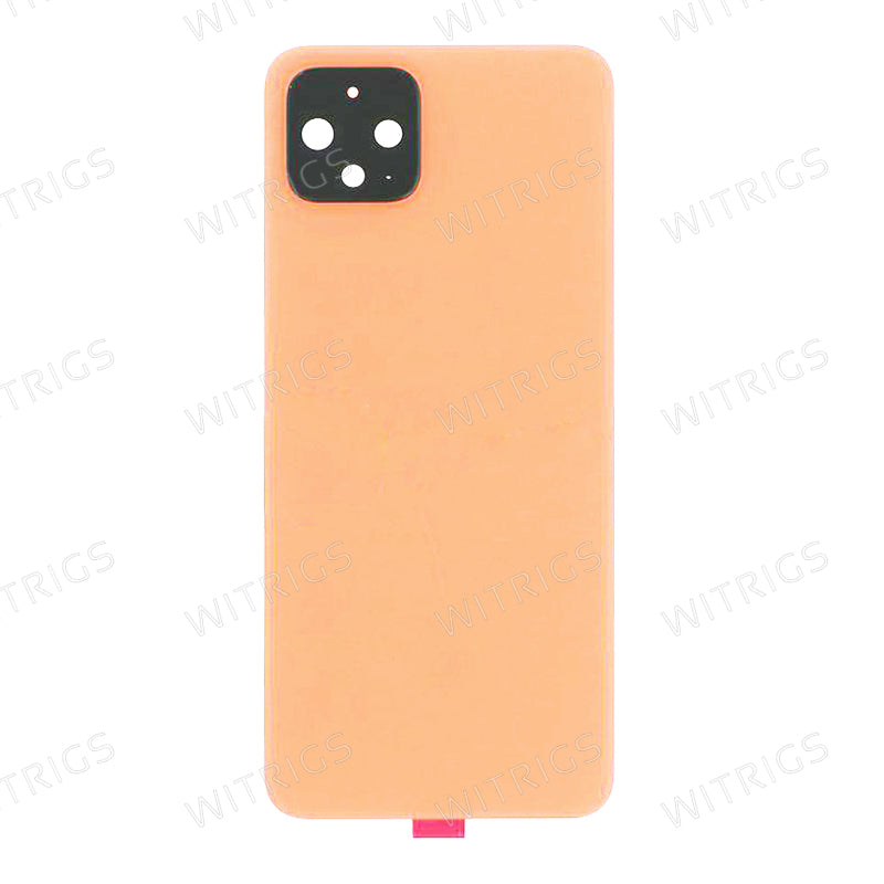 Custom Battery Cover with Camera Cover for Google Pixel 4 XL Orange