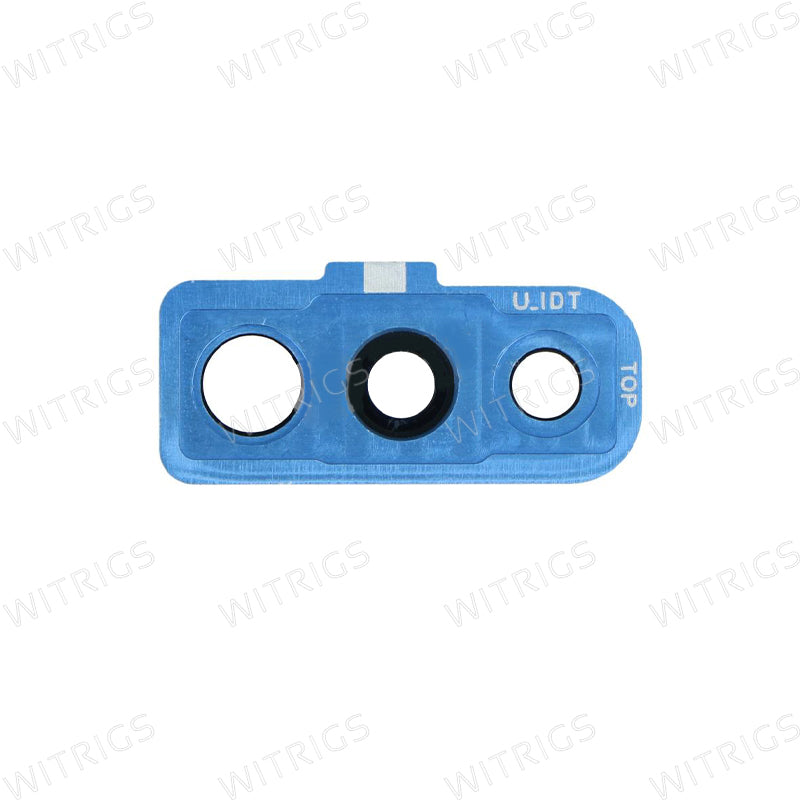 OEM Camera Cover with Glass for Samsung Galaxy A70 Blue