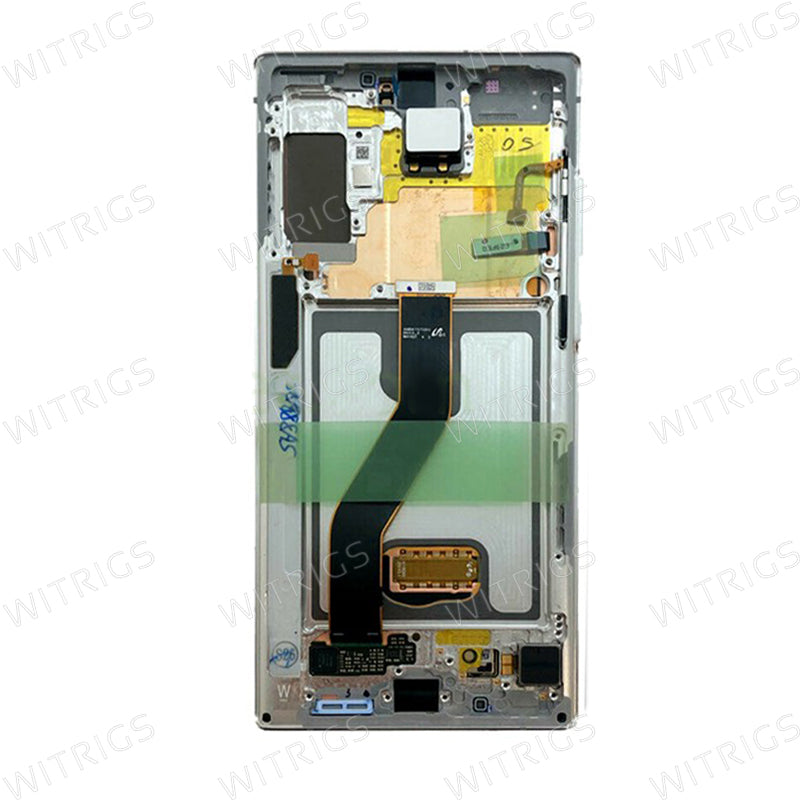OEM Screen Replacement with Frame for Samsung Galaxy Note 10 White