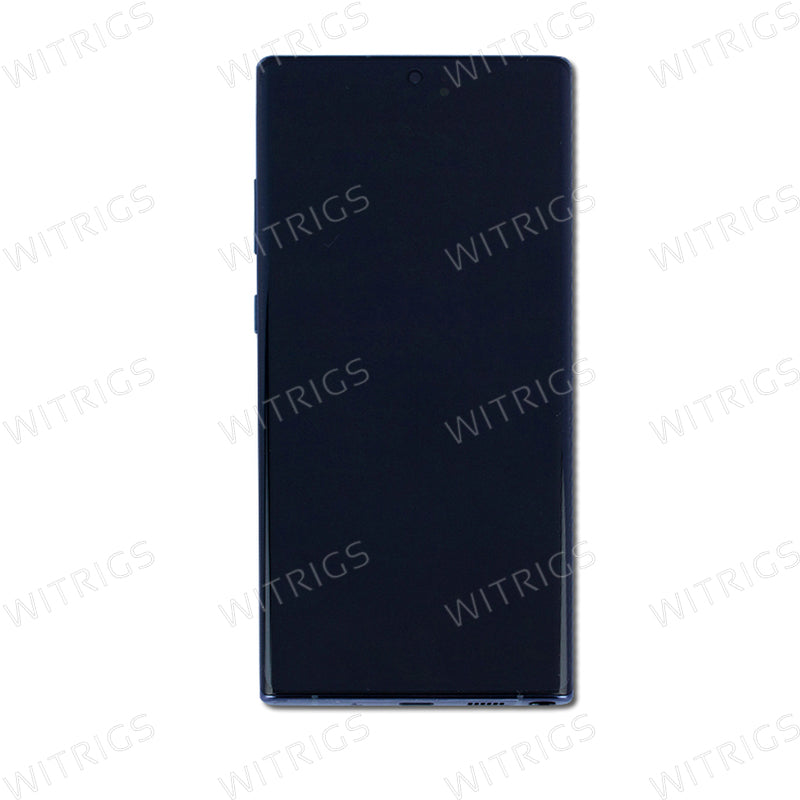 OEM Screen Replacement with Frame for Samsung Galaxy Note 10 Blue