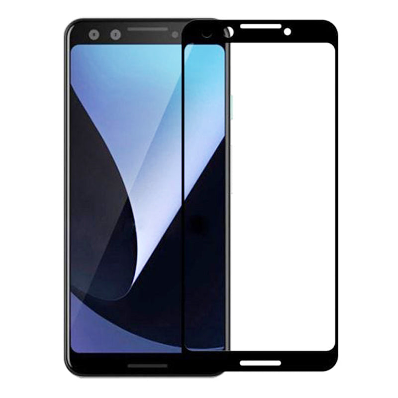 Full Screen Tempered Glass Screen Protector for Google Pixel 3 Black
