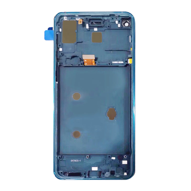 TFT-LCD Screen Replacement with Frame for Samsung Galaxy A8s Blue