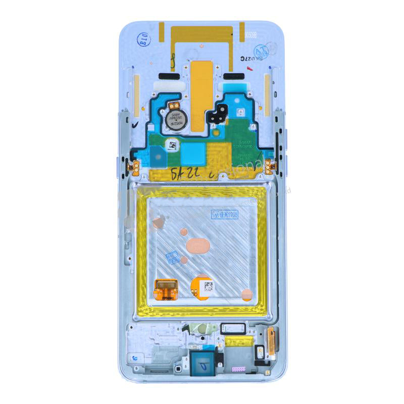 OEM Screen Replacement with Frame for Samsung Galaxy A80 Silver