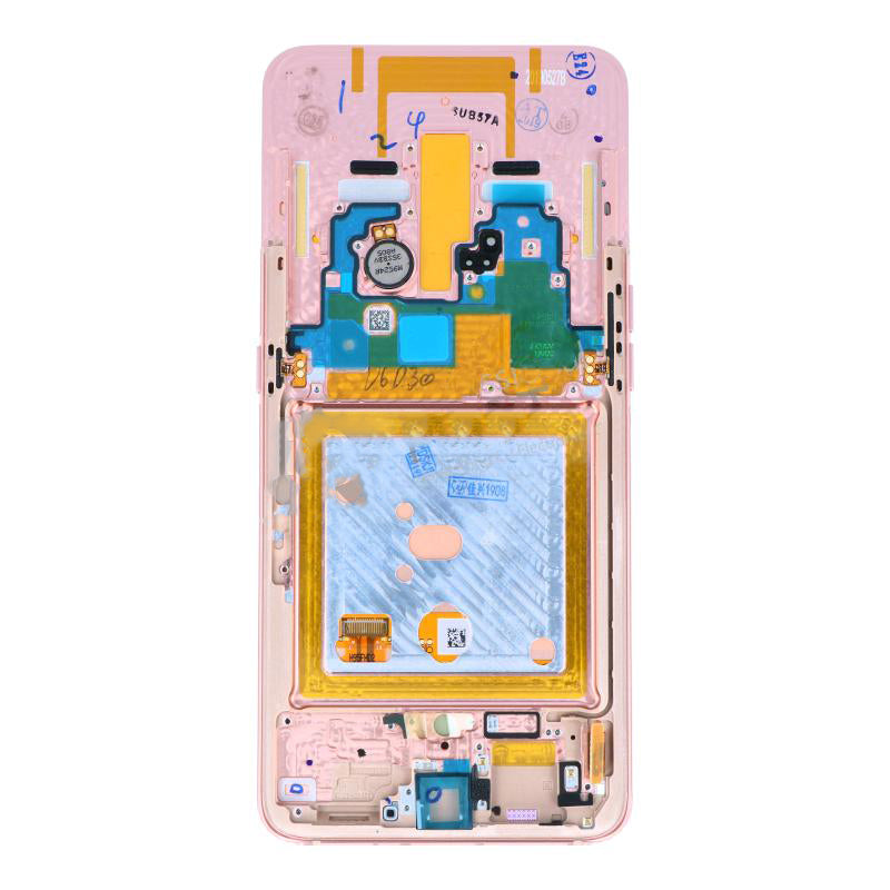 OEM Screen Replacement with Frame for Samsung Galaxy A80 Pink