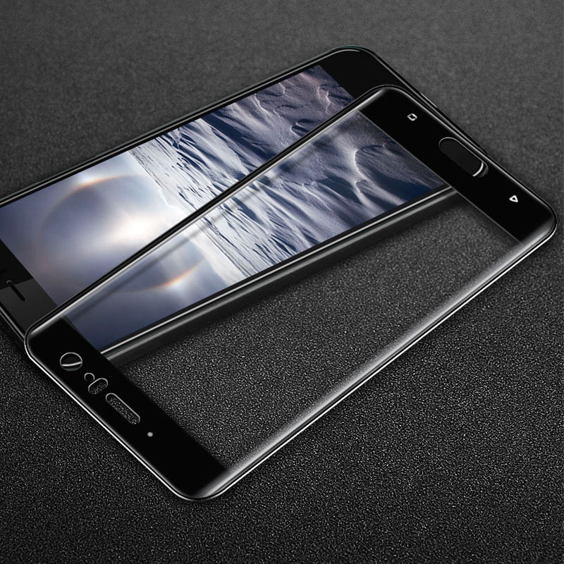 Full Tempered Glass Screen Protector for HTC U11 Black