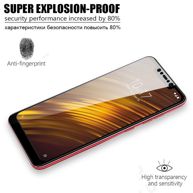 Pocophone F1 Poco F1 Glass Guard Full Tempered Glass Screen