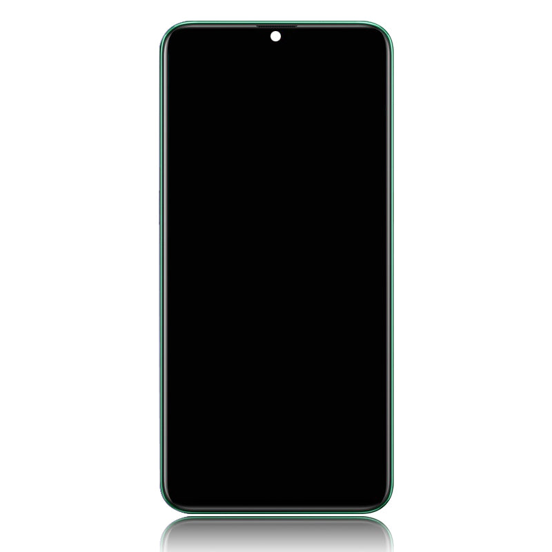 OEM Screen Replacement with Frame for Realme X2 Green