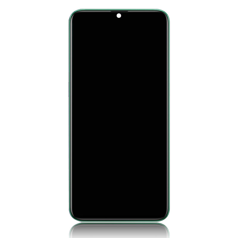 OEM Screen Replacement with Frame for Realme X2 Green