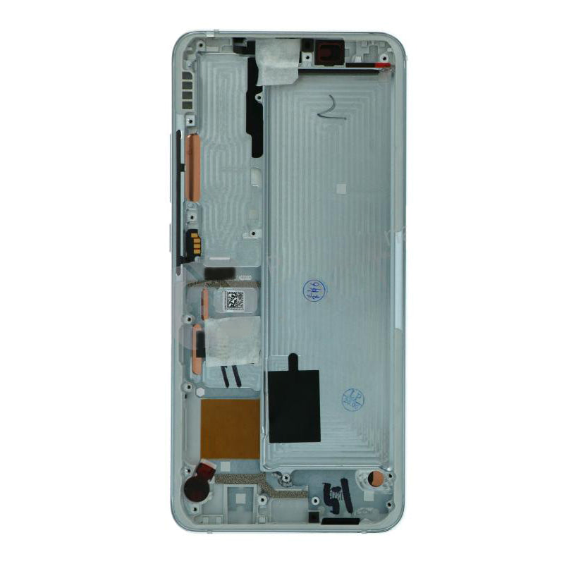 OEM Screen Replacement with Frame for Xiaomi Mi Note 10/Note 10 Pro Silver