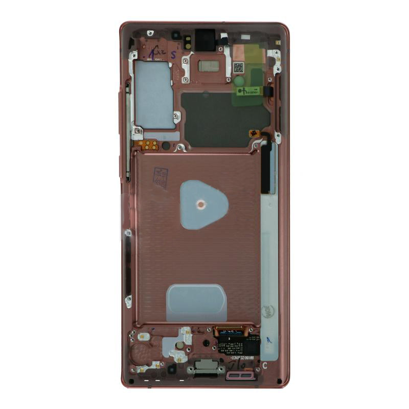 OEM Screen Replacement with Frame for Samsung Galaxy Note 20/Note 20 5G Bronze