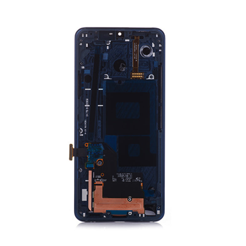 OEM Screen Replacement with Frame for LG Q9 Blue