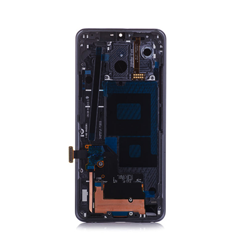 OEM Screen Replacement with Frame for LG Q9 Grey