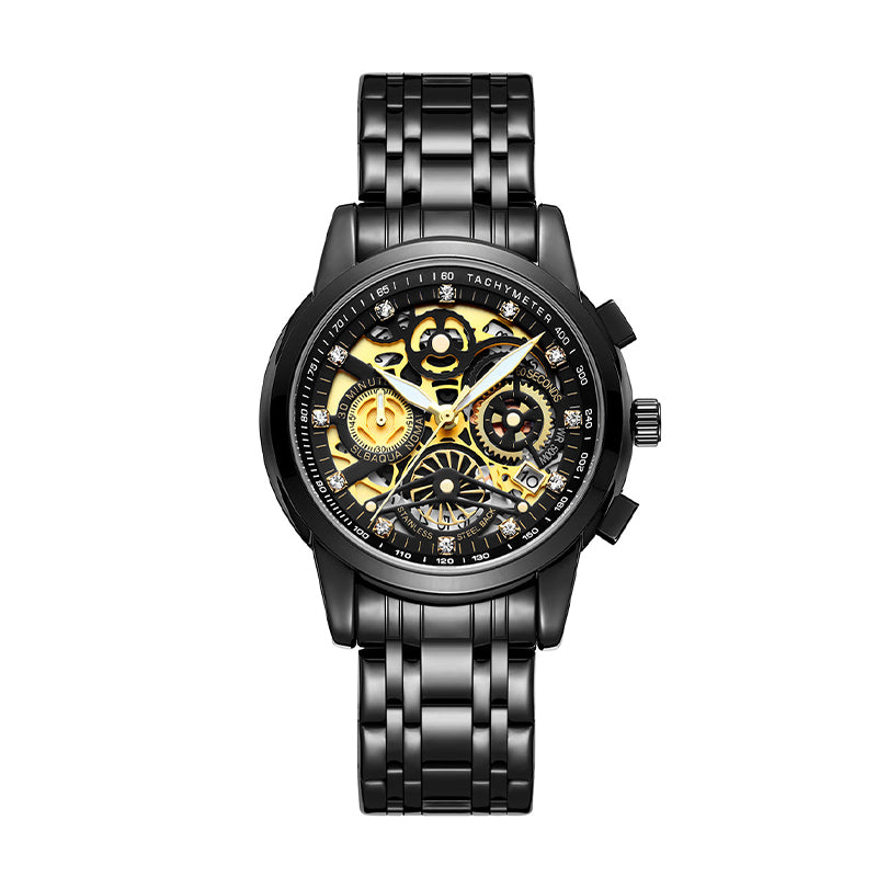 NEKTOM Hollow Out Watch Luminous Waterproof Watch Black