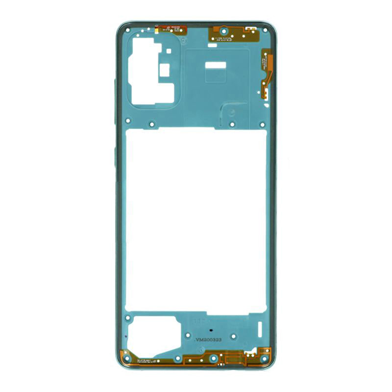 OEM Middle Frame for Samsung Galaxy A71 Blue