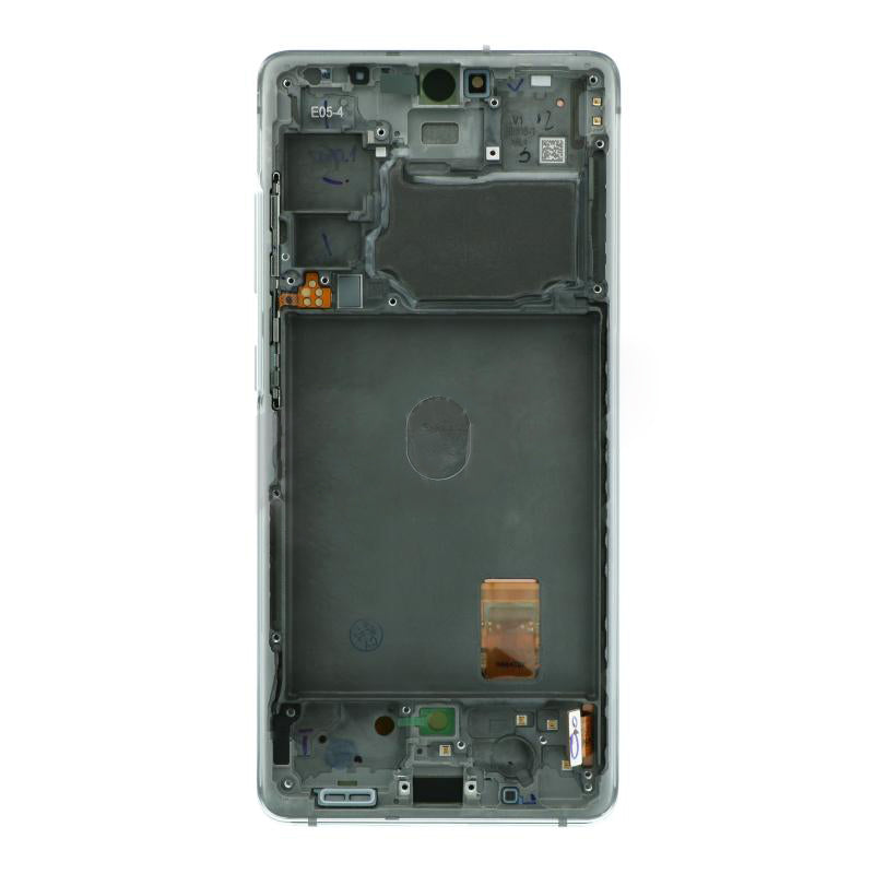 OEM Screen Replacement with Frame for Samsung Galaxy S20 FE White