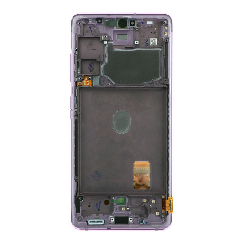OEM Screen Replacement with Frame for Samsung Galaxy S20 FE Purple