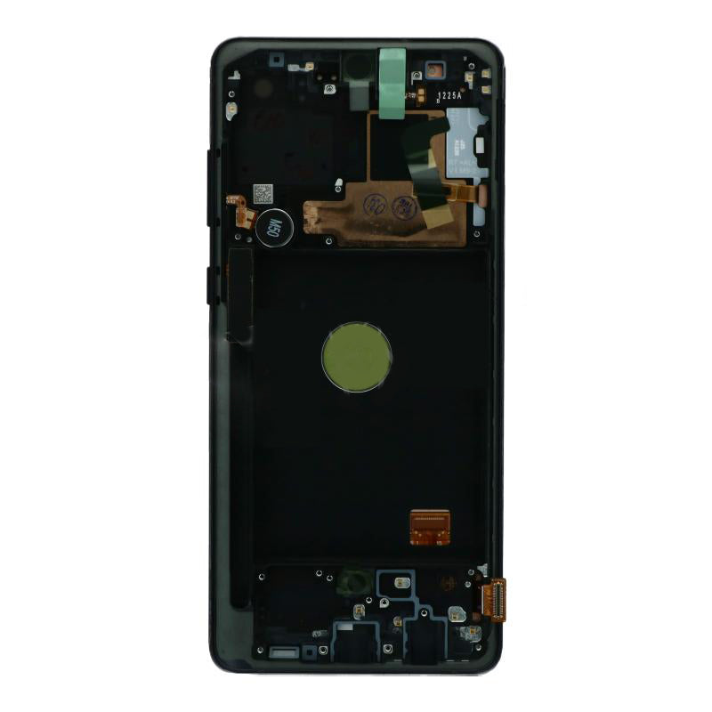 OEM Screen Replacement with Frame for Samsung Galaxy Note 10 Lite Black