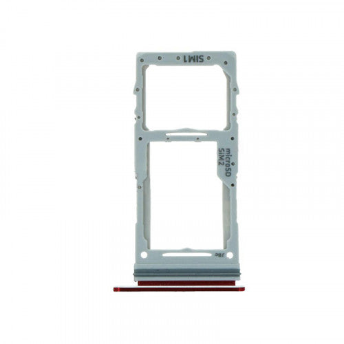 OEM Dual SIM Card Tray for Samsung Galaxy Note 10 Lite Red