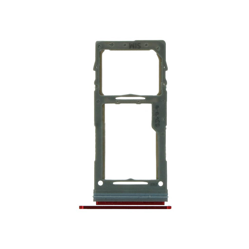 OEM Single SIM Card Tray for Samsung Galaxy Note 10 Lite Red