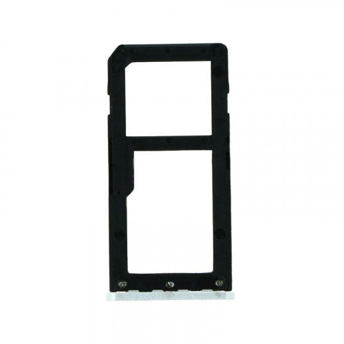 OEM Dual SIM Card Tray for Nokia 6 Silver