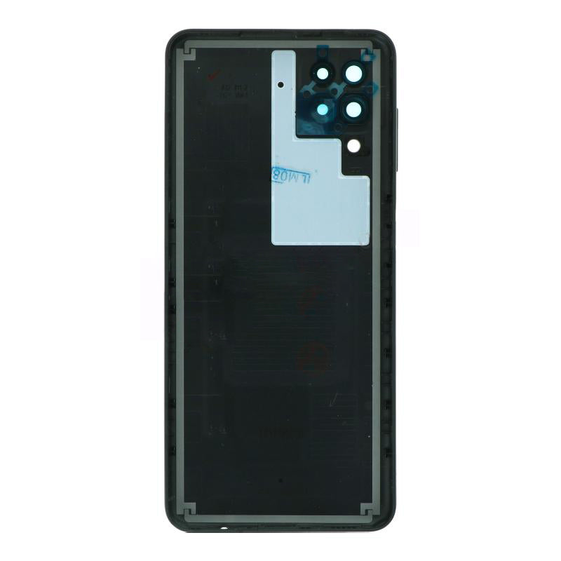 OEM Battery Cover with Camera Cover for Samsung Galaxy A12 Black