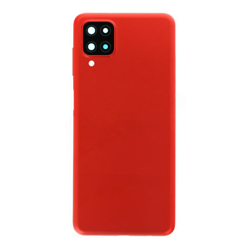 OEM Battery Cover with Camera Cover for Samsung Galaxy A12 Red
