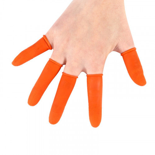 Disposable Anti-static Finger Gloves (Orange-M)