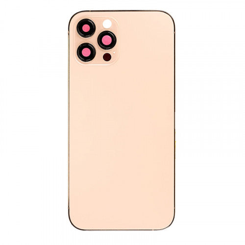 Custom Rear Housing for iPhone 12 Pro Max Gold