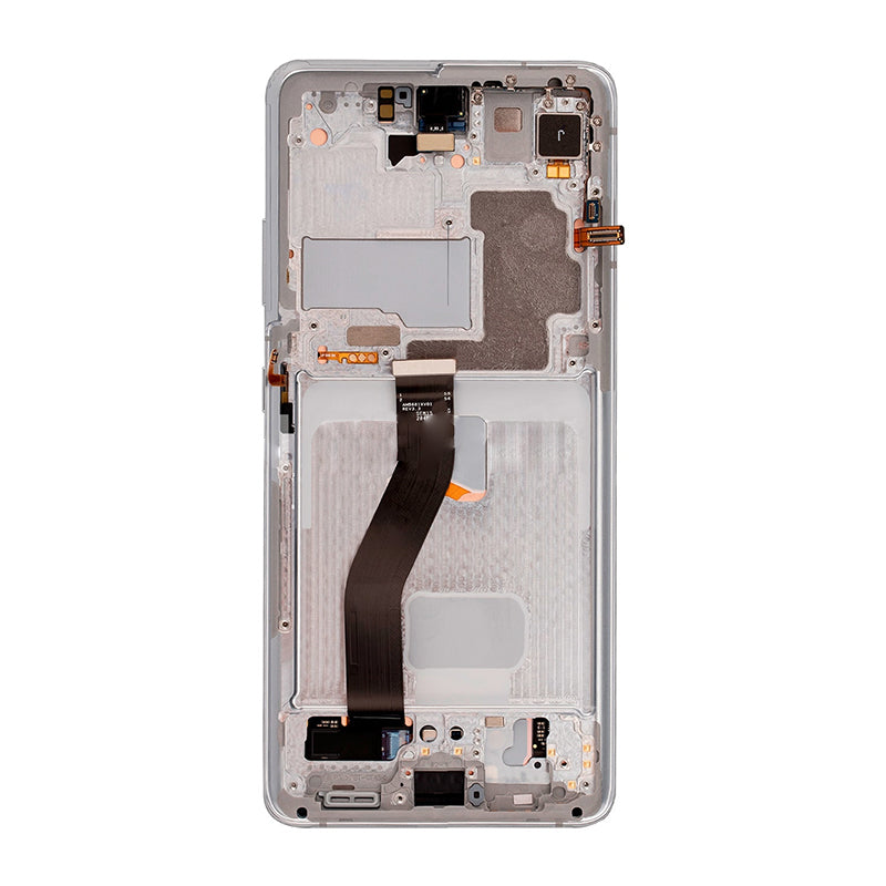 OEM Screen Replacement with Frame for Samsung Galaxy S21 Ultra 5G Silver