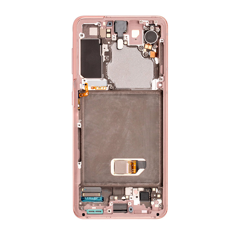 OEM Screen Replacement with Frame for Samsung Galaxy S21 Pink