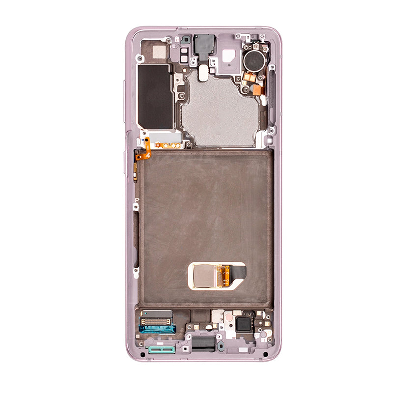 OEM Screen Replacement with Frame for Samsung Galaxy S21 Purple