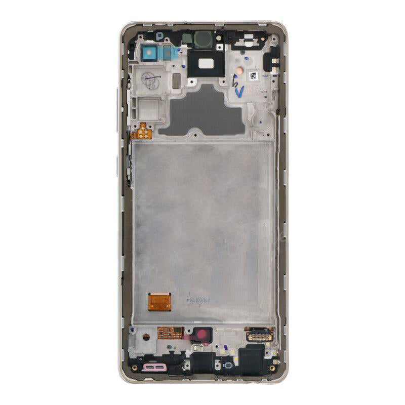 OEM Screen Replacement with Frame for Samsung Galaxy A72 (Silver)