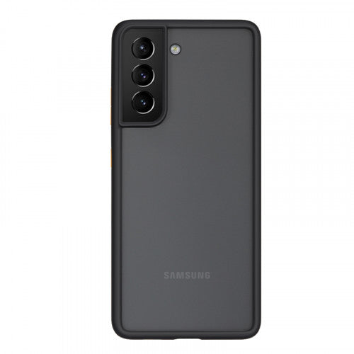 Polish Liquid Silicone Camera Full Protect Phone Case for Samsung Galaxy S21 Plus (Black)