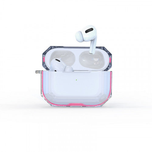 Transparent Case Pink For AirPods Pro