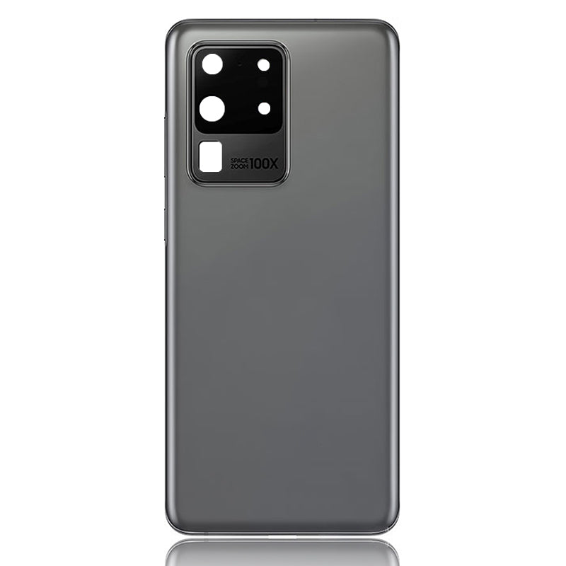 OEM Battery Cover with Camera Cover for Samsung Galaxy S20 ultra Grey