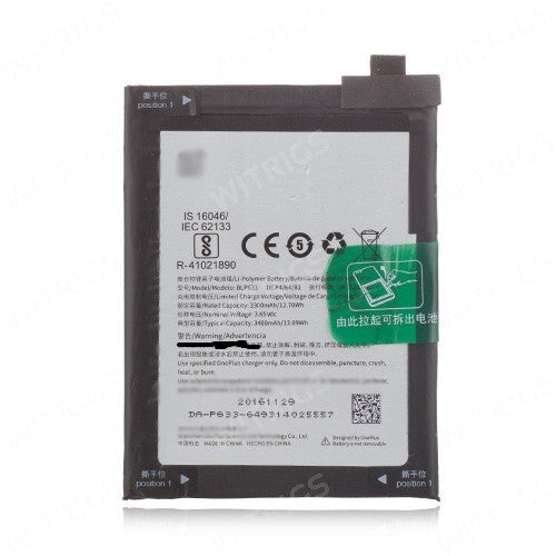 OEM Battery for OnePlus 3T